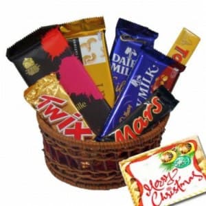 Christmas Choco Gift Basket